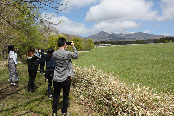 山梨県清里高原での合宿