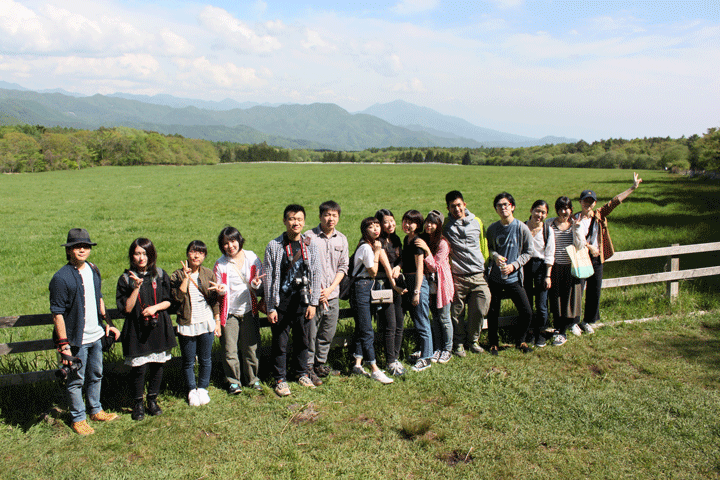 山梨県清里高原での合宿